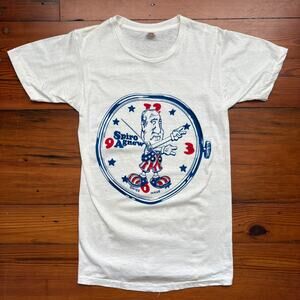 Vintage 1970’s Spiro Agnew T-Shirt Men's Size S White Watch Political RARE